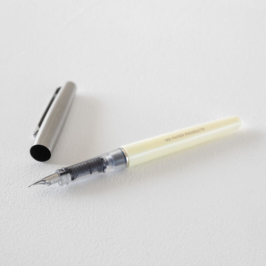 MD Fountain Pen Medium Black Steel With Black Ink