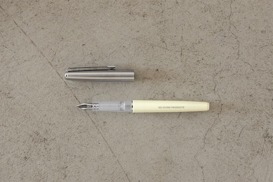 MD Fountain Pen Medium Black Steel With Black Ink