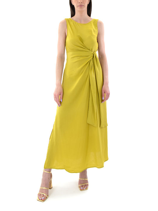 Moutaki Maxi Rochie Înfășurați Yellow