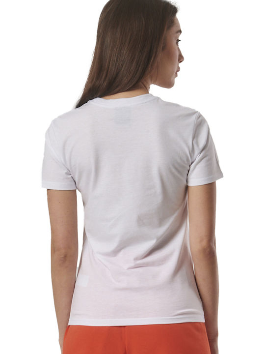 Damen Sportlich T-Shirt Weiß