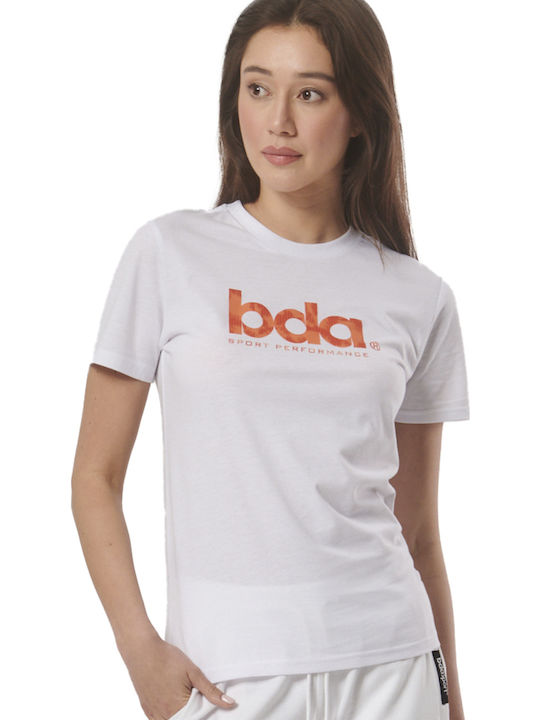 Damen Sportlich T-Shirt Weiß
