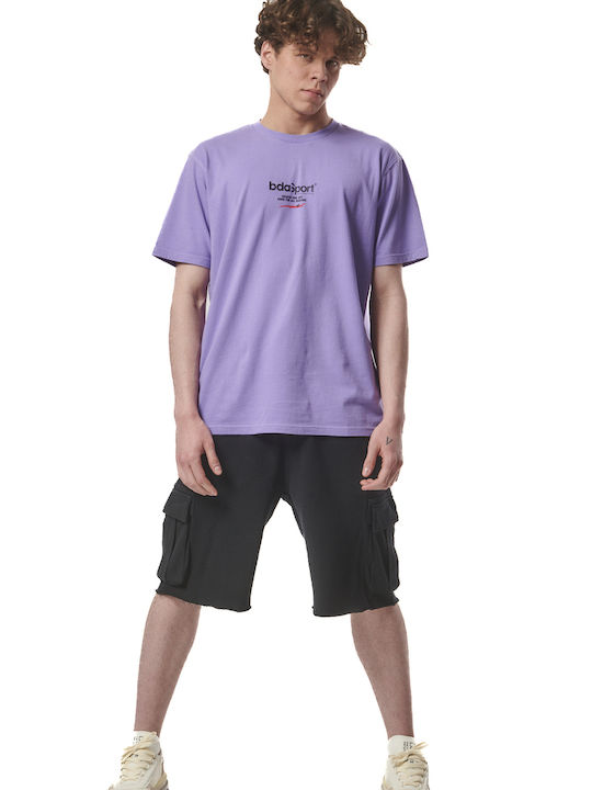 Body Action Men's Short Sleeve T-shirt Purple