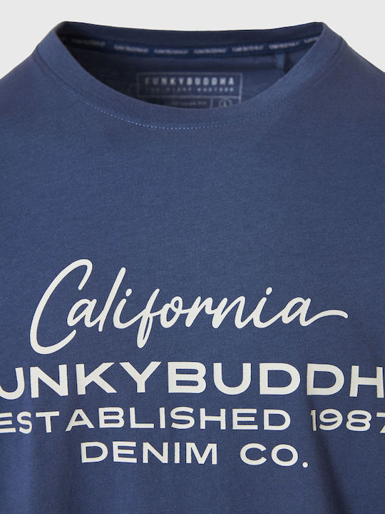 Funky Buddha T-Shirt Blau