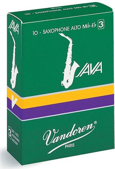 Vandoren Alto Sax JAVA Reeds Strength 3 Reed 1buc