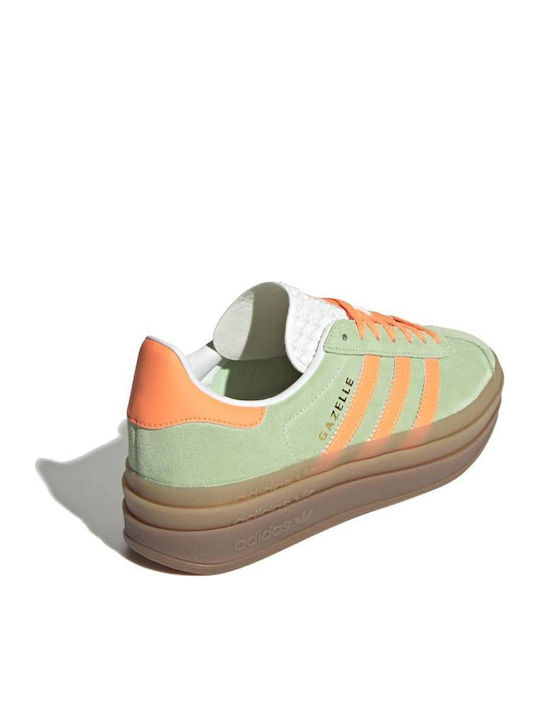 Gazelle Bold Γυναικεία Flatforms Sneakers Πράσινα