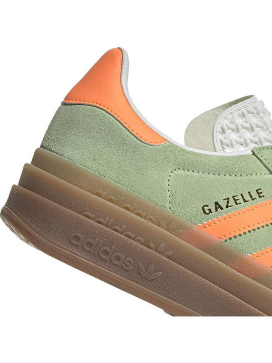 Gazelle Bold Γυναικεία Flatforms Sneakers Πράσινα