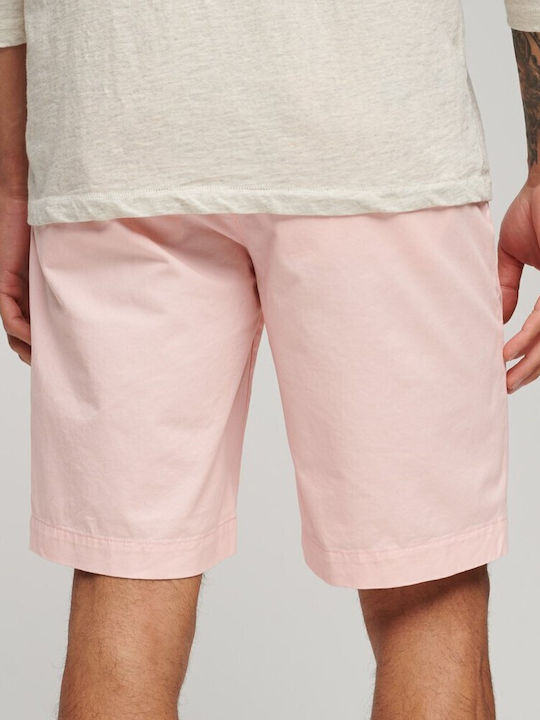 Superdry Bermudă de Bărbați Chino Pink