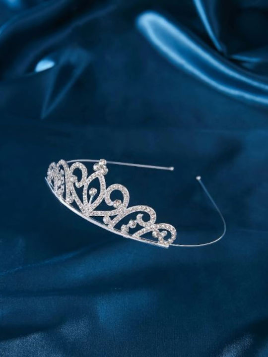 Tiara de mireasă cu pietre strălucitoare 1152