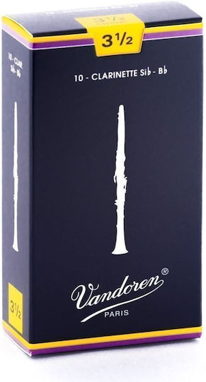 Vandoren Clarinet Reeds No.3 1/2 1 pc. Reeds