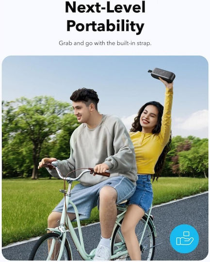 Anker SoundCore Motion 100 Αδιάβροχο Ηχείο Bluetooth 20W με Διάρκεια Μπαταρίας έως 12 ώρες Μαύρο