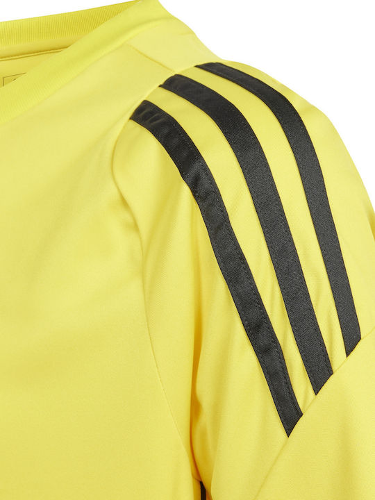 Adidas Kids Blouse Short Sleeve Yellow Tiro 24 Jersey