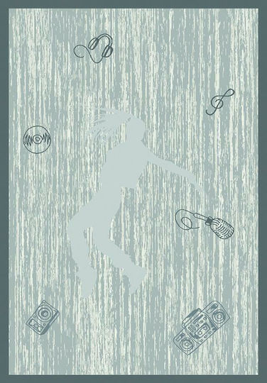 Ezzo Vagio Dancer A649acd Παιδικό Χαλί Γκρι 155x230cm