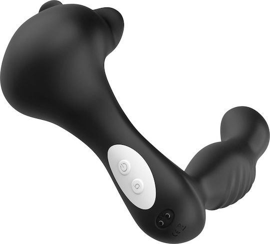 Masajator de prostată cu vibrații pentru testicule 2 * 9 moduri 15cm