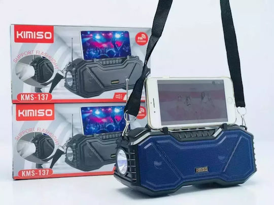 Kimiso KMS-137 Bluetooth Speaker 10W with Radio Gray