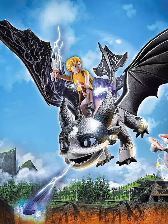 Dragons: The Nine Realms - Thunder Και Tom Playmobil