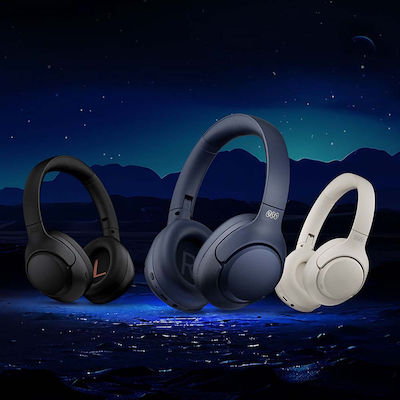 QCY H3 Ασύρματα Bluetooth Over Ear Ακουστικά με 70 ώρες Λειτουργίας Μπλε