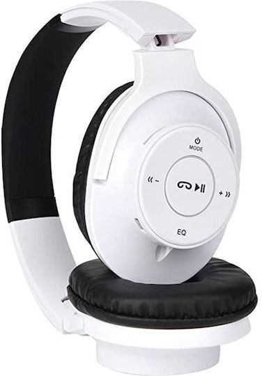 105180 Fără fir Bluetooth Over Ear Căști cu Radio cu 6 ore de Funcționare Albe