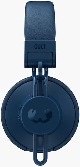 Fresh 'n Rebel Cult Wireless / Wired Over Ear Headphones with 25 hours of Operation Blue