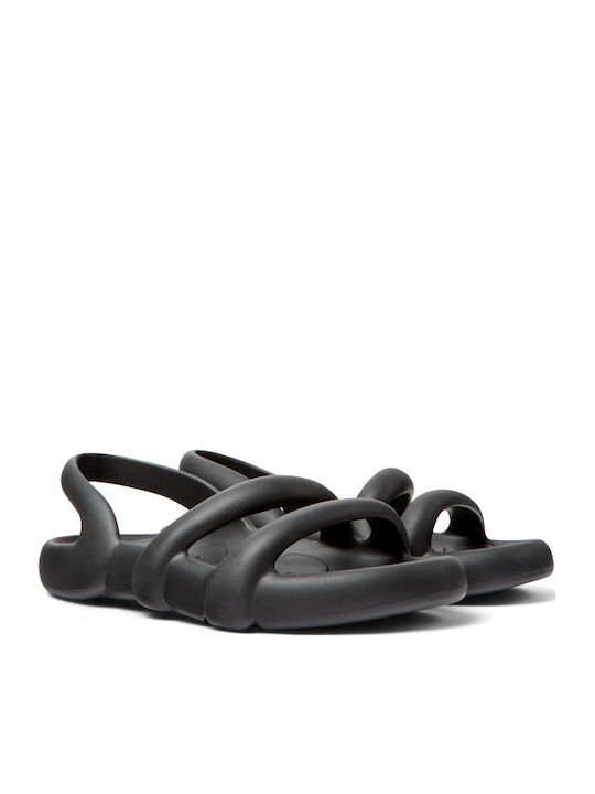 Women's Flat Sandals in Black Color