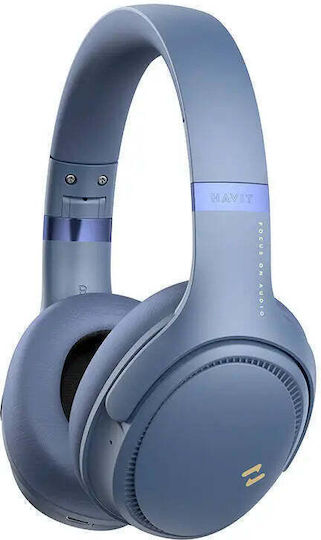 Havit H630BT PRO Wireless / Wired Over Ear Headphones with 50 hours of Operation Blue