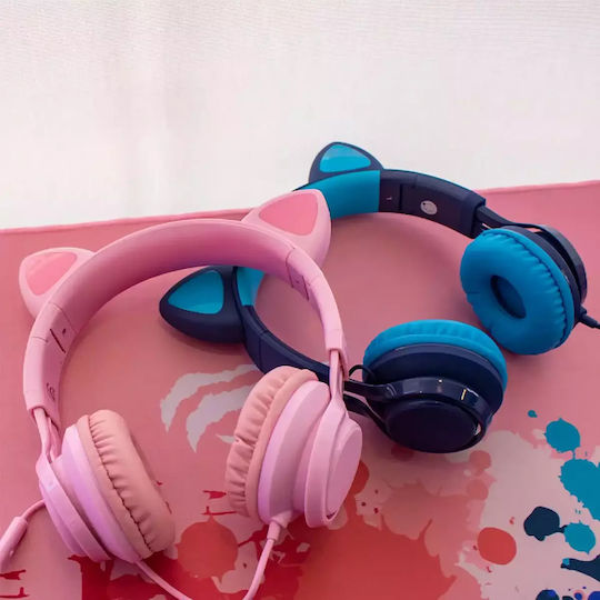 Havit H225d Ενσύρματα On Ear Ακουστικά Ροζ