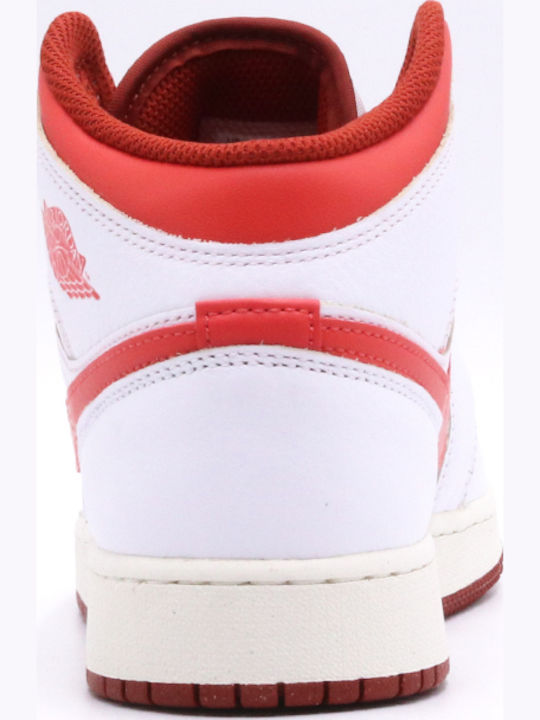 Air  1 Παιδικά Sneakers High Λευκά