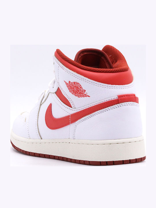Air  1 Παιδικά Sneakers High Λευκά