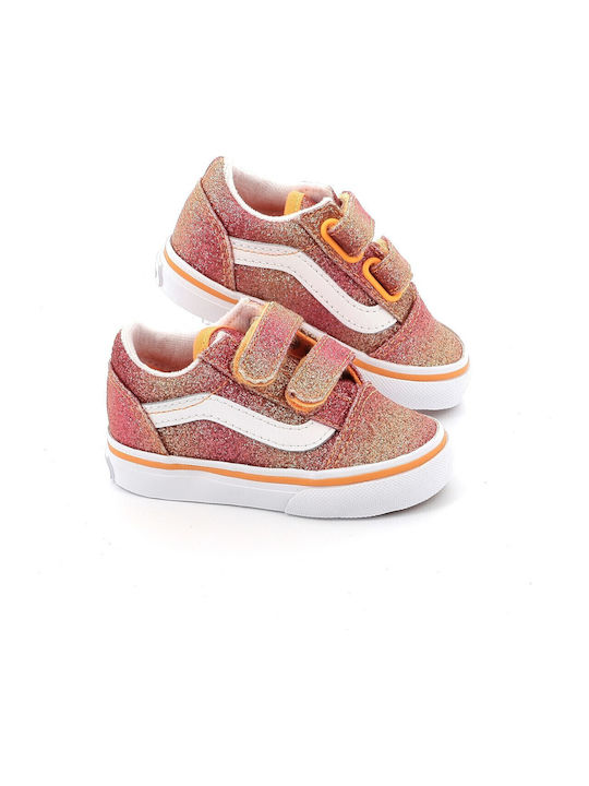Old Skool Old Skool V Kids Sneakers with Scratch Orange