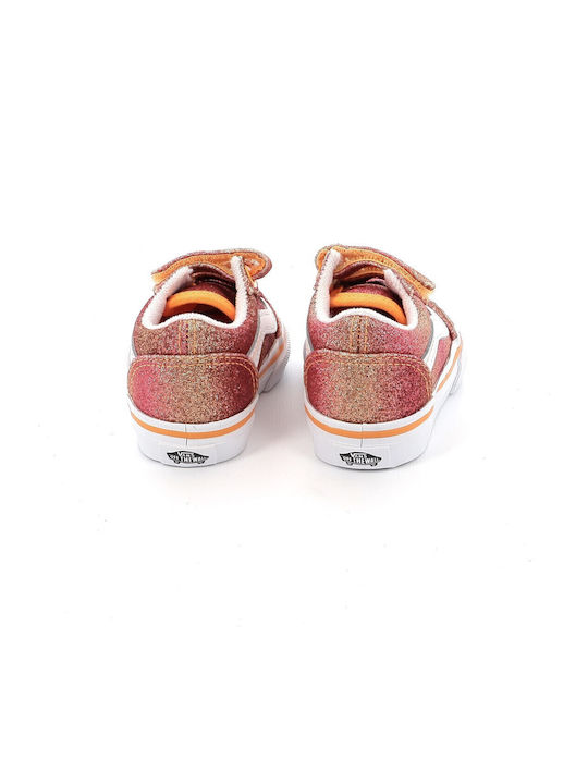 Old Skool Old Skool V Kids Sneakers with Scratch Orange