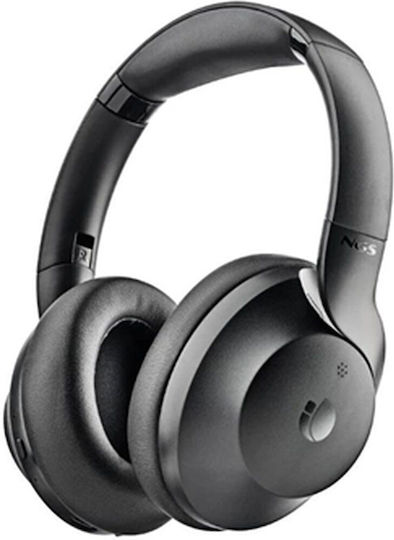 NGS Artica Shake Fără fir / Cu fir Over Ear Căști cu 40 ore de Funcționare Negre