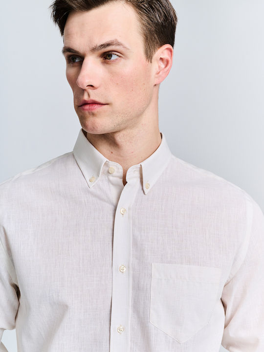 Staff Men's Shirt White