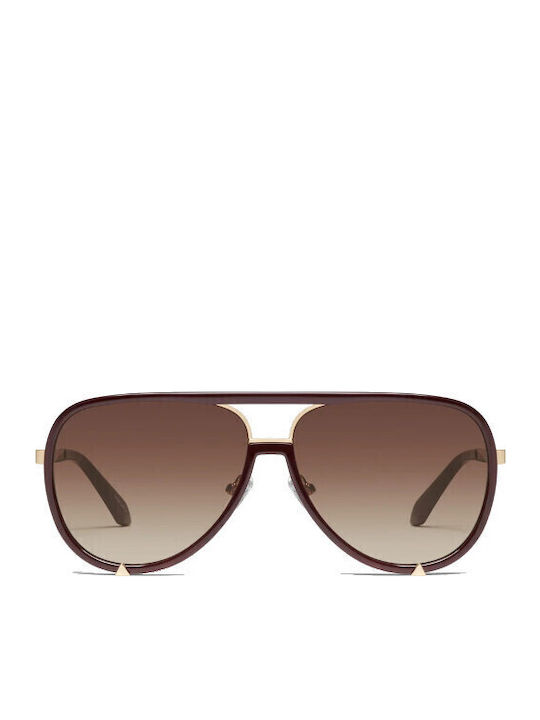Quay Australia Sunglasses Brown with Metal Frame & Brown Lens Quay Australia Sunglasses Brown with Metal Frame & Brown Lens