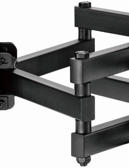 Gembird WM-80ST-03 Wall TV Mount with Arm up to 80" and 40kg Black
