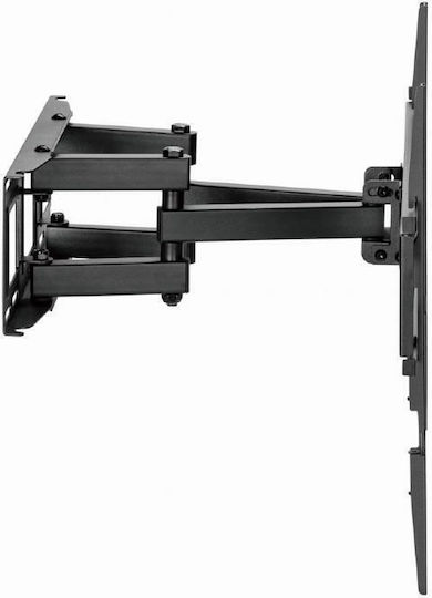 Gembird WM-80ST-03 Wall TV Mount with Arm up to 80" and 40kg Black