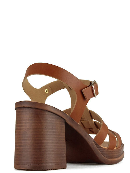 Leather Sandals Brown