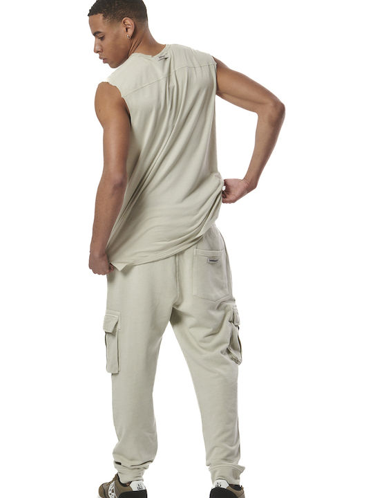 Cargo-Hose Jogginghose mit Gummizug Gray