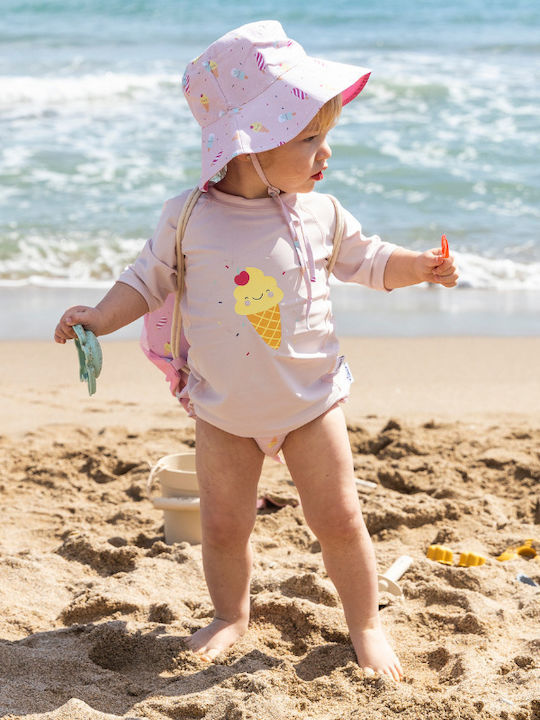 Saro Ice Creams Costum De Baie Pentru Copii Rashguard Roz