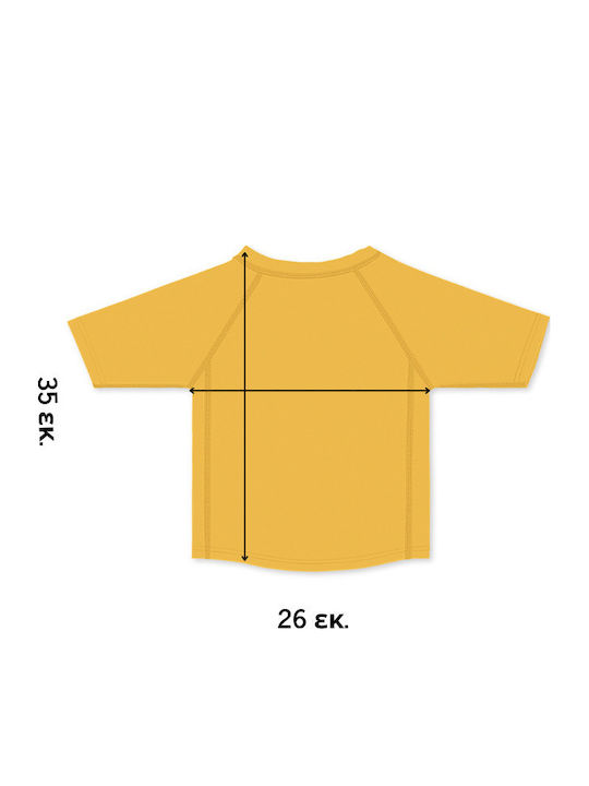 Saro Dinos Kinder Badebekleidung Rashguard Gelbe