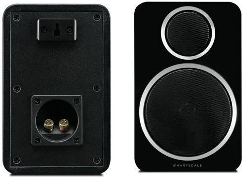 Wharfedale DX-2 S019.31761 Pair of Hi-Fi Speakers Bookself W12xD12.2xH19cm. Black