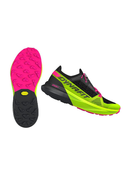 Ultra Dna Sport Shoes Trail Running Fluo Yellow / Black Out