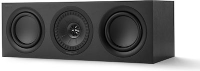 Kef Q250C Ηχείο Hi-Fi Κεντρικό 100W 2 Δρόμων Π52.5xΒ21.4xΥ18εκ. Μαύρο