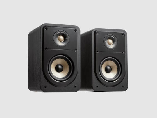 Polk Audio Signature Elite ES15 Ζεύγος Ηχείων Hi-Fi Βιβλιοθήκης 100W 2 Δρόμων Π19.1xΒ25.9xΥ30.5εκ. Μαύρο