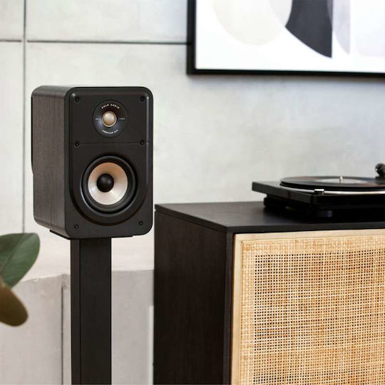 Polk Audio Signature Elite ES15 Ζεύγος Ηχείων Hi-Fi Βιβλιοθήκης 100W 2 Δρόμων Π19.1xΒ25.9xΥ30.5εκ. Μαύρο