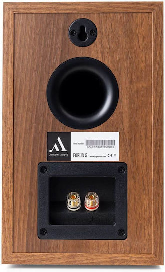 Argon Audio Forus 5 Pereche Boxe Hi-Fi Perete 2 Nr. de șoferi L27.2xA21.2xÎ16.8cm. Nuci
