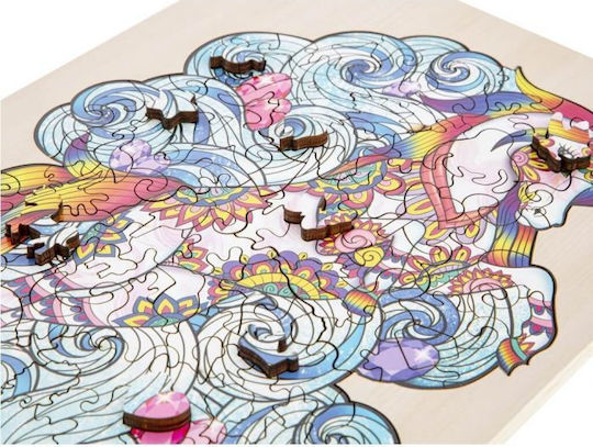 Holz Kinderpuzzle Unicorn 129pcs Grafix