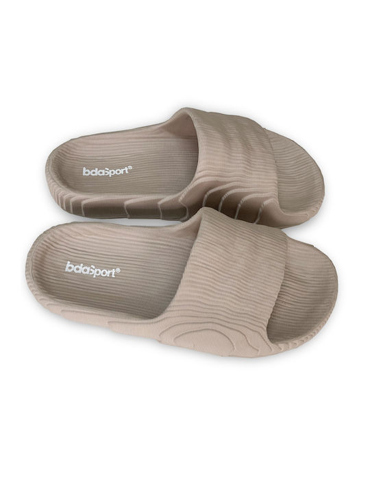 Body Action Men's Slides Sand Beige