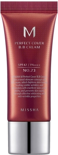 Missha M Perfect Cover PA+++ BB крем 23 Natural Beige Крем Лице Ден с SPF42 за Всички видове Кожа 20мл