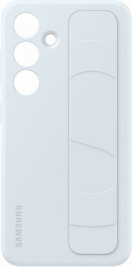 Samsung Standing Grip Back Cover Silicone Light Blue (Galaxy S24)
