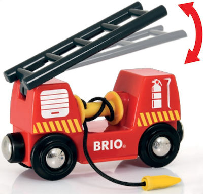 Brio World Firefighting Ladder Truck Ladder Truck Toy 33811