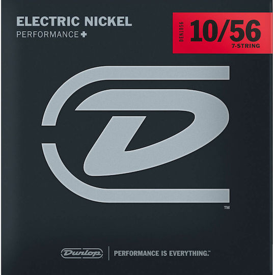 Dunlop Performance+ Set of Nickel Wound Electric Guitar Strings 10 - 56